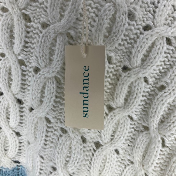 NWT SUNDANCE Waters Edge Sweater Wool Blend Medium - Picture 4 of 5
